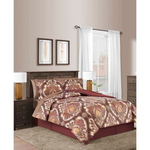 Fairfield Square Collection Estelle Reversible 8 Pieces Comforter Sets Twin